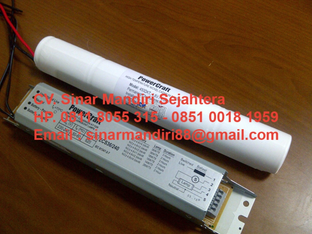 Battery Emergency Power Craft 36W