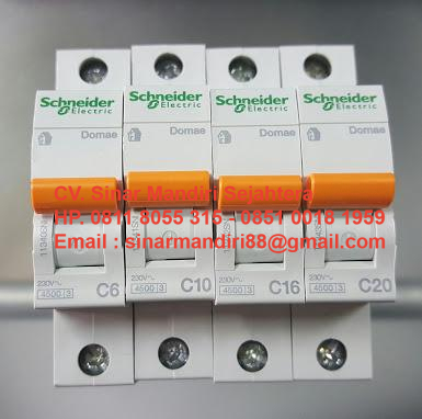 MCB Schneider Domae 1PH 6A,10A,16A,20A