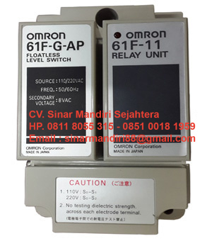 Water Level Control 1 Tangki OMRON 61F-G-AP