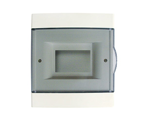 Box MCB Transparan 4 Grup Broco / MCB Box Transparent 4 Modules Broco