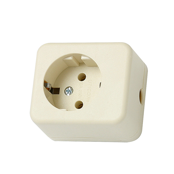 Stop Kontak 1 Lubang Uticon / Single Socket Uticon (1 Socket)