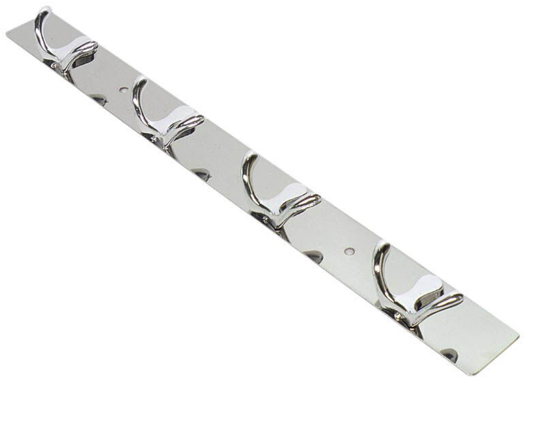 Gantungan Baju / Kapstok Toilet / Ruang Bilas 4 Pengait