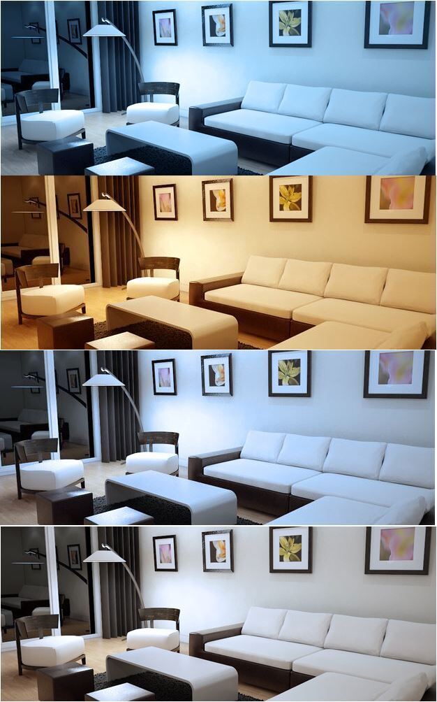 Empat Warna Cahaya Lampu Philips