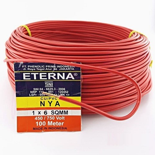 Kabel NYA Buatan Dalam Negeri yang Bersetifikat Standar Nasional
